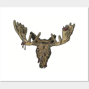 Zombie Moose Posters and Art